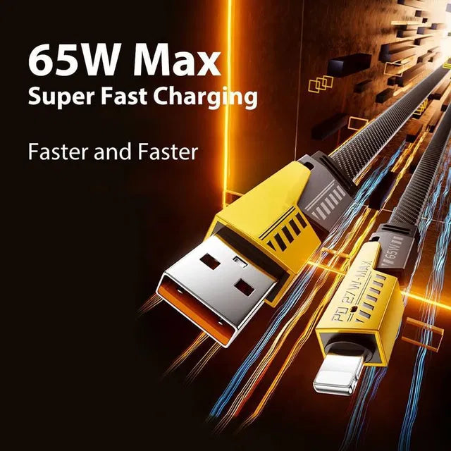 USB A 65W 4 In 1 Transformer Cable Data Cable